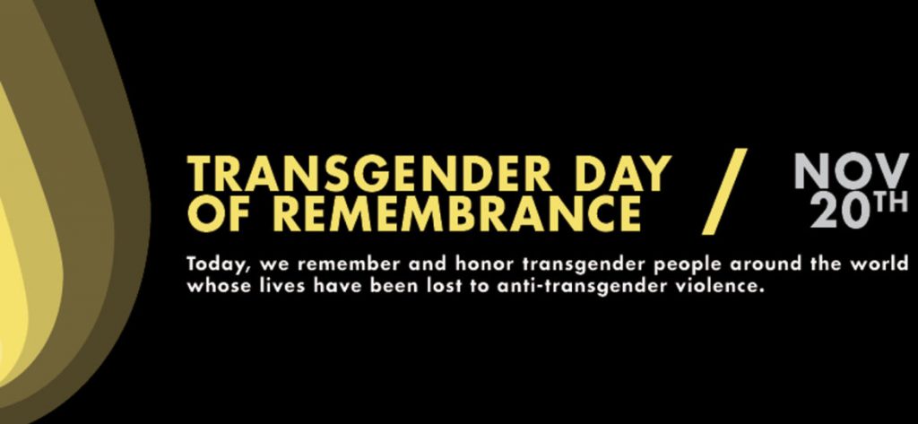 Giornata memoria vittime violenza transfobica