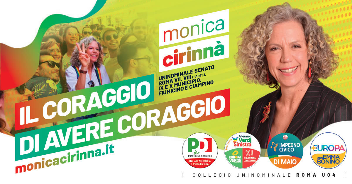 Monica Cirinnà Elezioni 2022